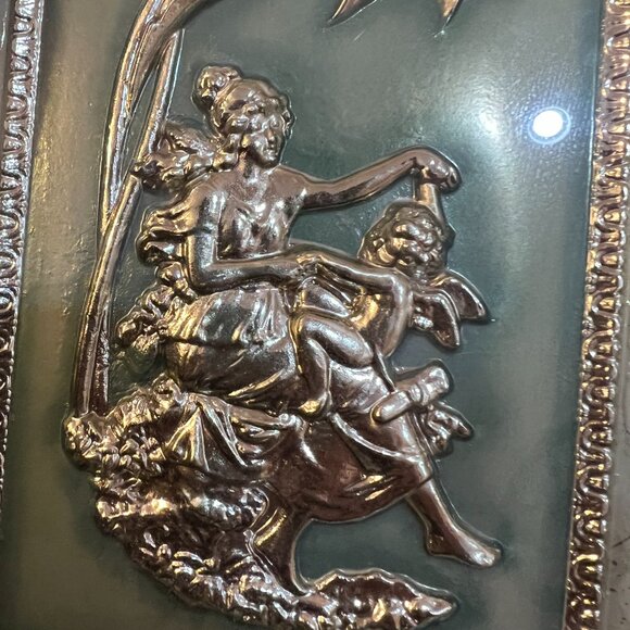 Vintage 1950s Mid Century Modern Metalcraft Four winter Wall Hanging - Picture 9 of 10